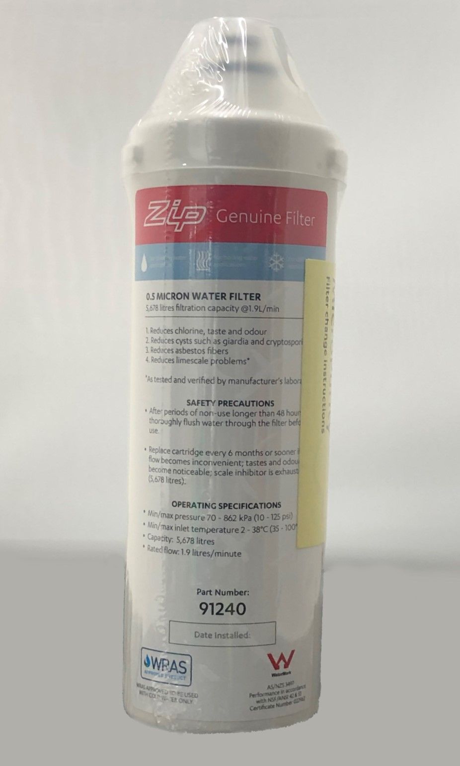 Submicron filter for non G4 models